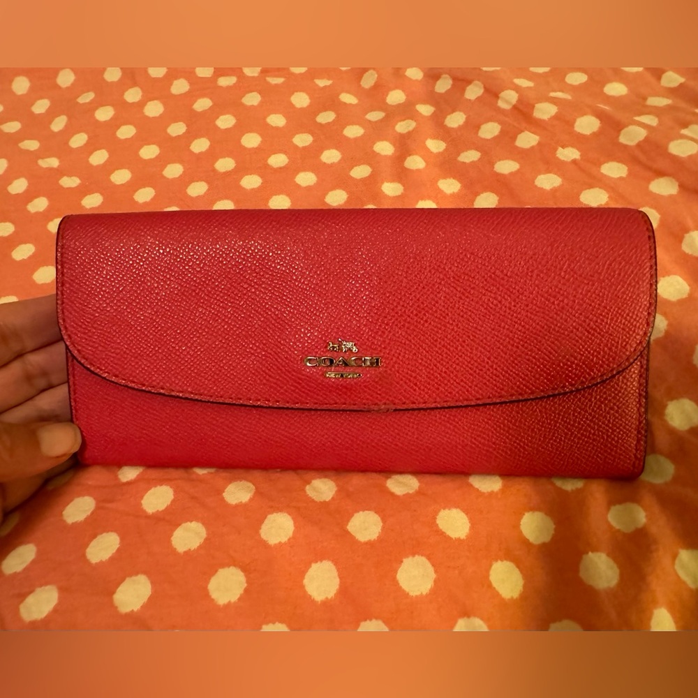 Coach Vibrant Pink Women's Wallet